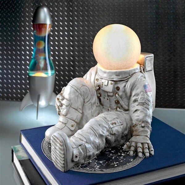 Astronaut Sculptural Lighted Statue Lamp Sculptures Space Man